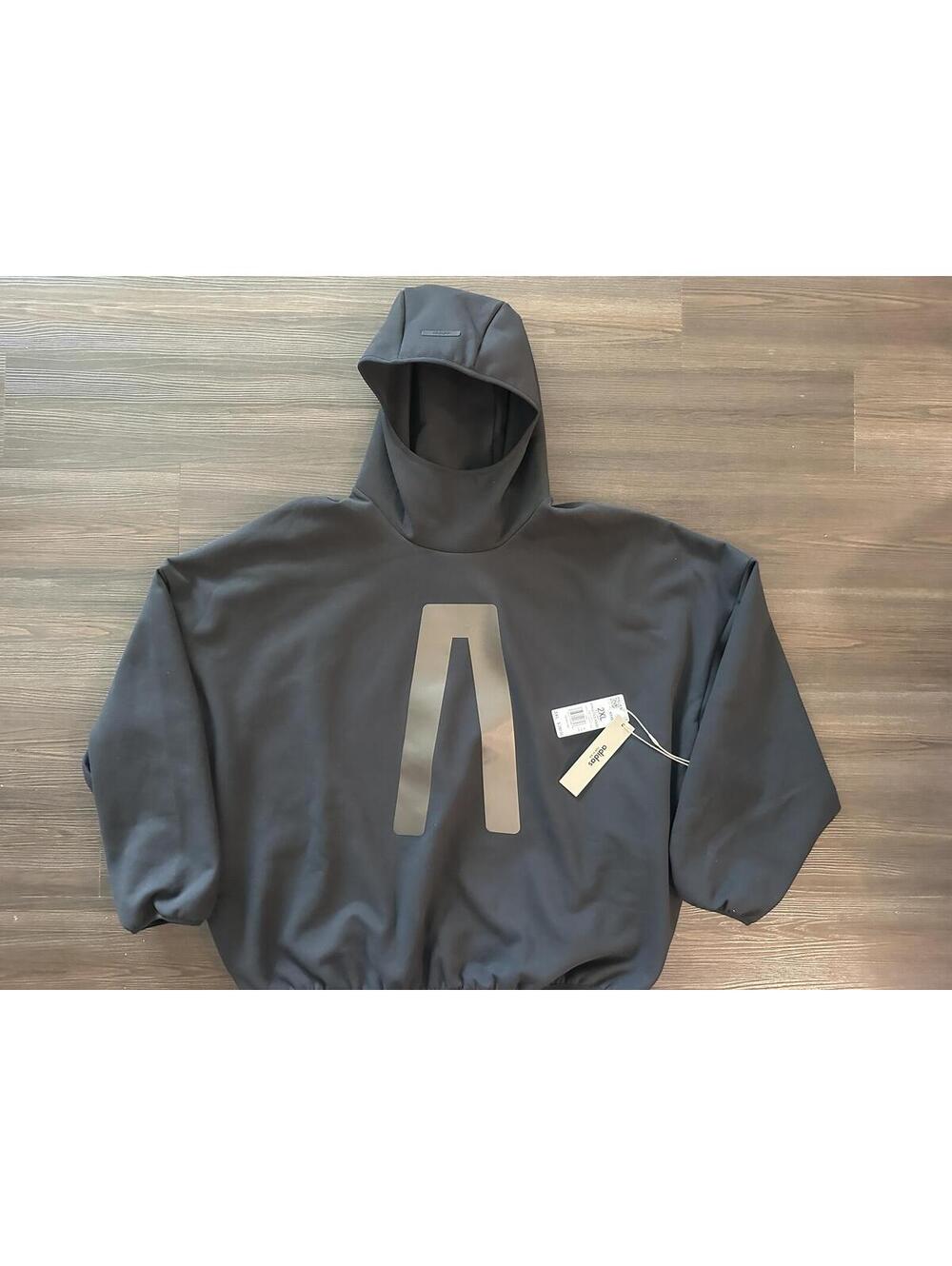 NWT Fear of God Athletics Adidas suede fleece hoodie